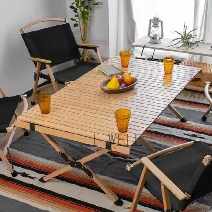 Hot sale Low price Free sample new style modern park carbon steel Garden Outdoor Folding Camping Picnic tables