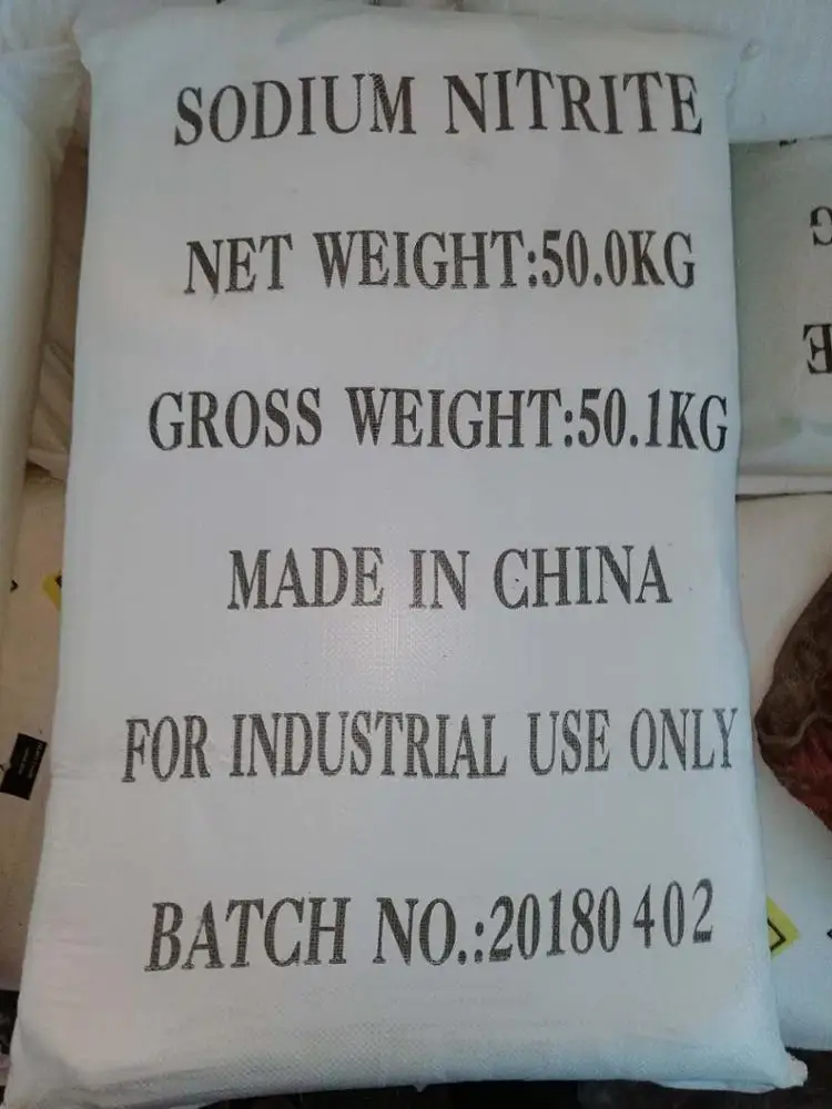 
Sodium Nitrite Salt NaNO2 Fengda Factory Supply Technical Grade 99% Sodium Nitrite 