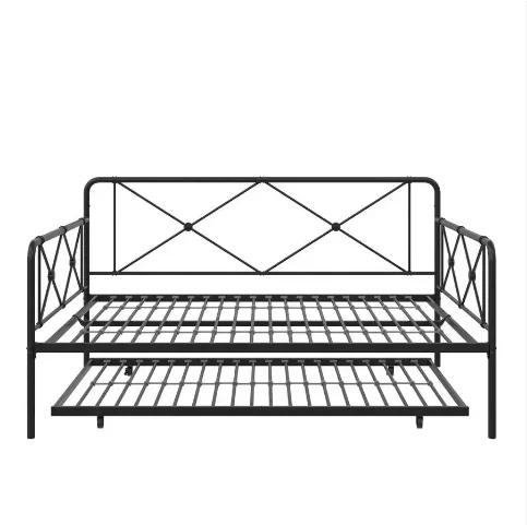 IYANEN Manufacturer fashion single steel metal twin day bed loft sofa bed