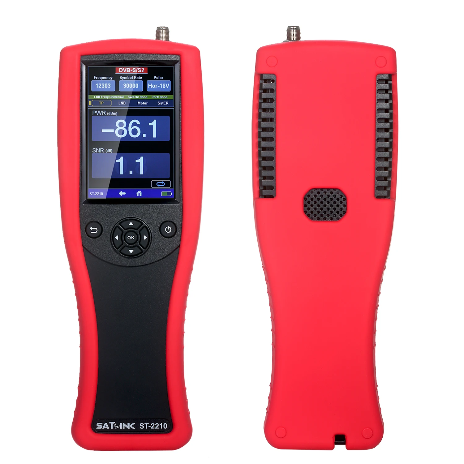 Оригинальный SATLINK ST-2210 DVB-S2 спутниковый искатель 3,95 дюймов TFT сенсорный экран с анализатор спектра лучше satlink ws-6933 st-5150