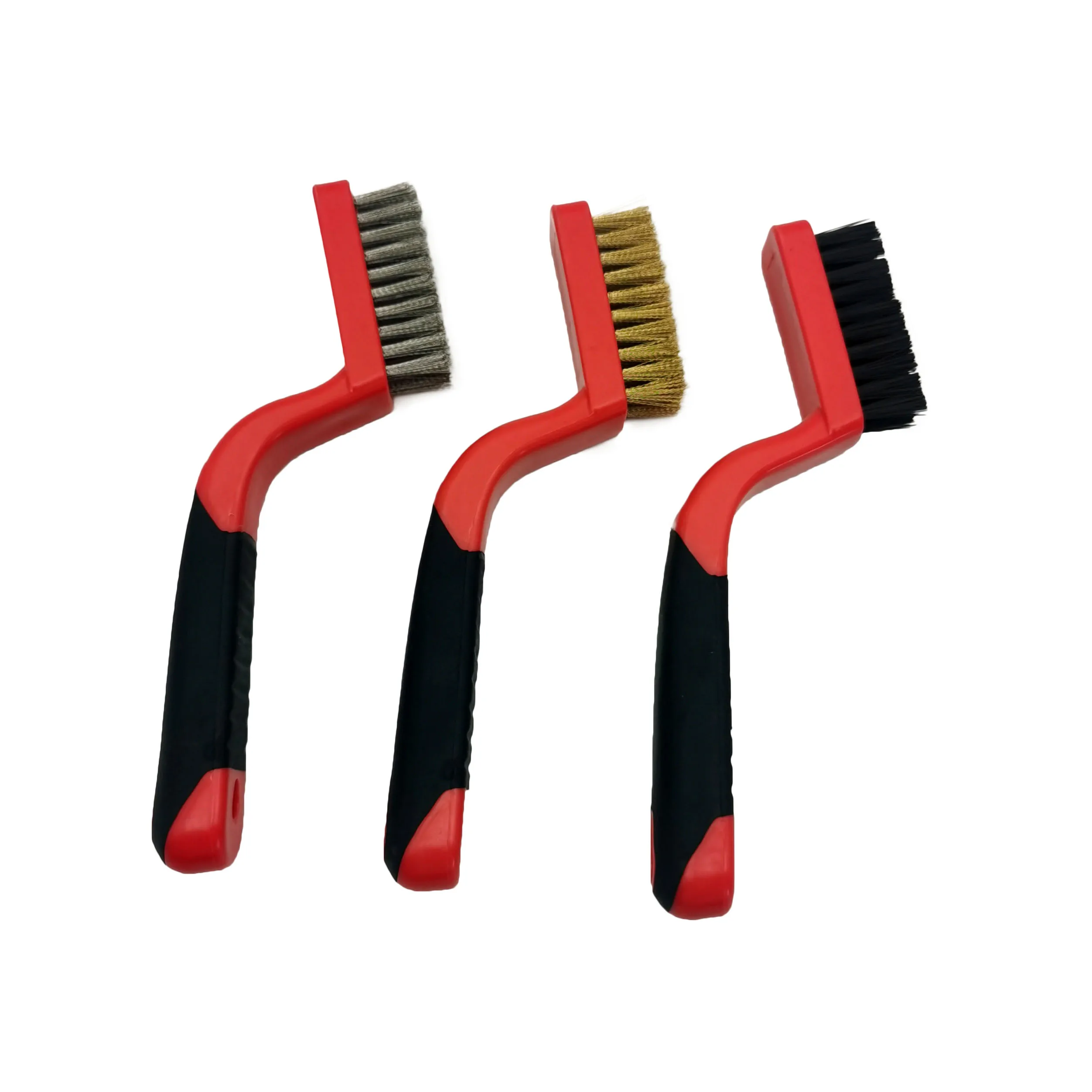 Набор из 3 щёток латуни нержавеющей стали и нейлона для сварки шлака очистки от