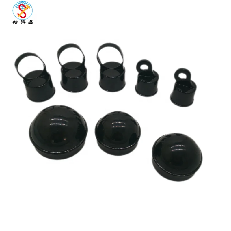 Heavy Duty Steel Die Cast Aluminum Round Fence Post Caps