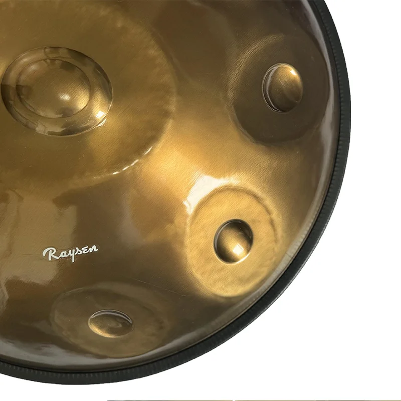 Raysen Master Series Handpan Fully Handcrafted and High-quality Handpan 53 cm 432 HZ /440 HZ 9+2 notes D AnnaZiska Handpan Drum