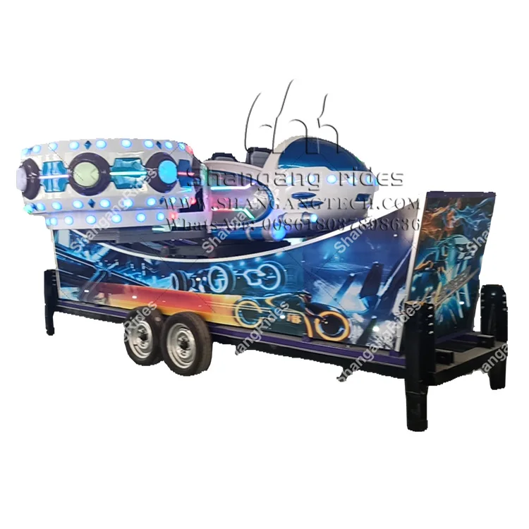 Nice cheap amusement park kids flying car on trailer for playground and carnival