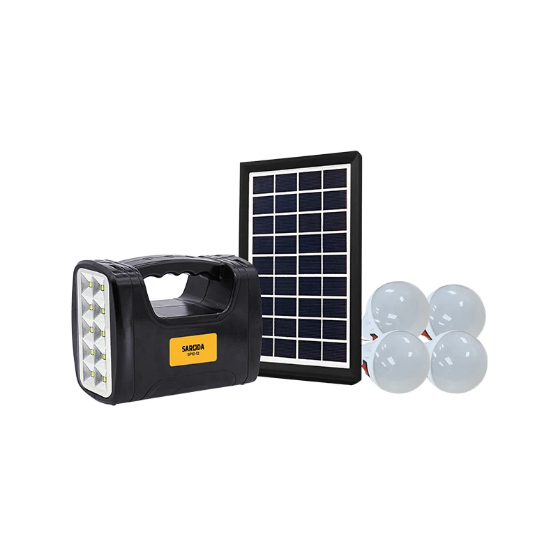 Solar Power Generators Portable Station 3 Lamps Solar LED Home Lighting System Waterproof Emergency Power Supply Generator Kit