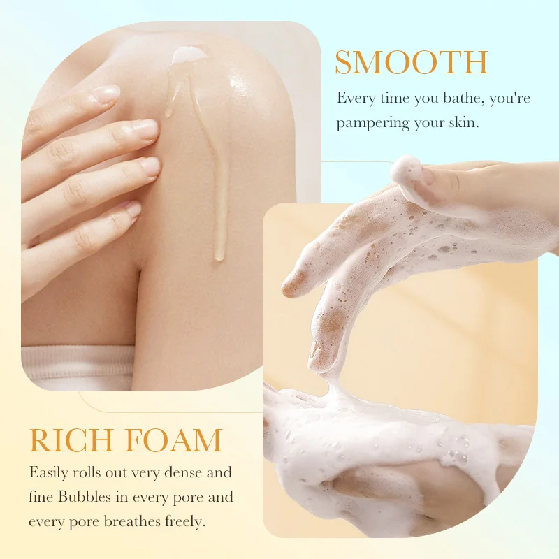 Vitamin C Shower Gel Cleaning Moisturizing Nourishing Skin Whitening Body Wash Private Brand Shower Gel