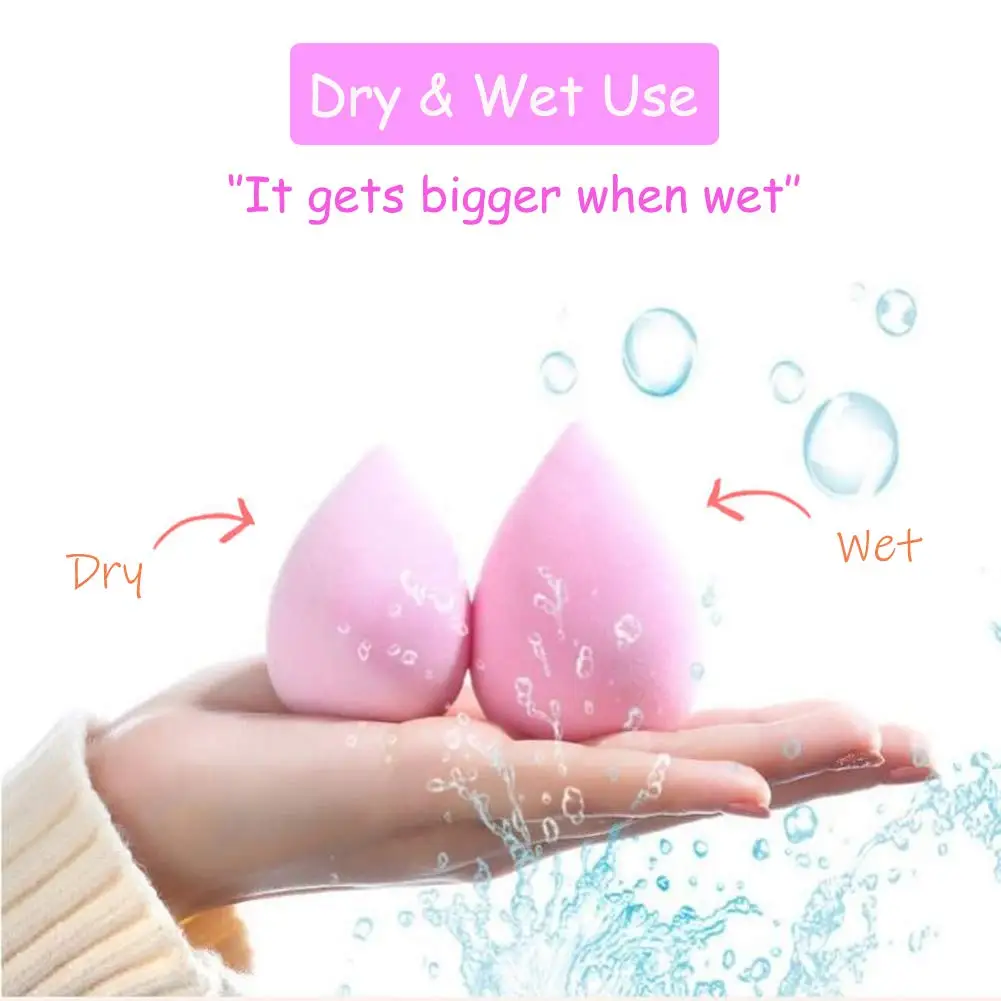 Cosmetics Beauty Sponge Blender Latex Free and Vegan Makeup Sponge For Powder Cream or Liquid Application