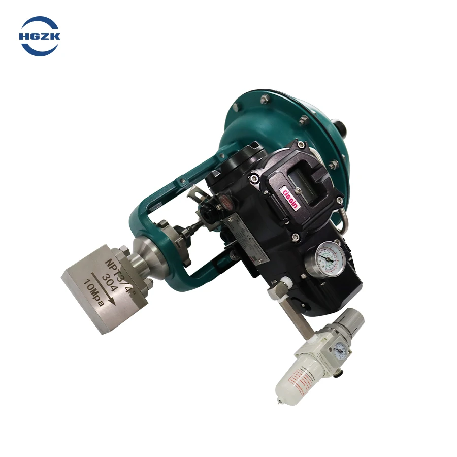 Pneumatic small flow control valve miniature high precision threaded needle water reverse osmosis control valve
