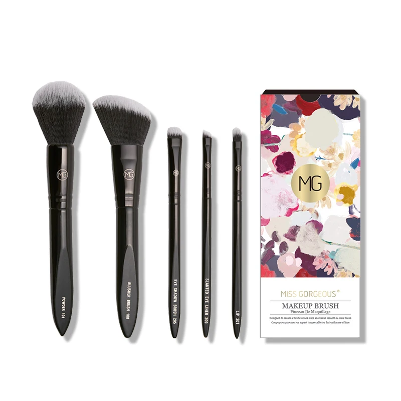 
2021High Quality Popular Factory Wholesale Price Wooden Custom Logo Natural Hair Fashional Vegan Makeup Brush Set 