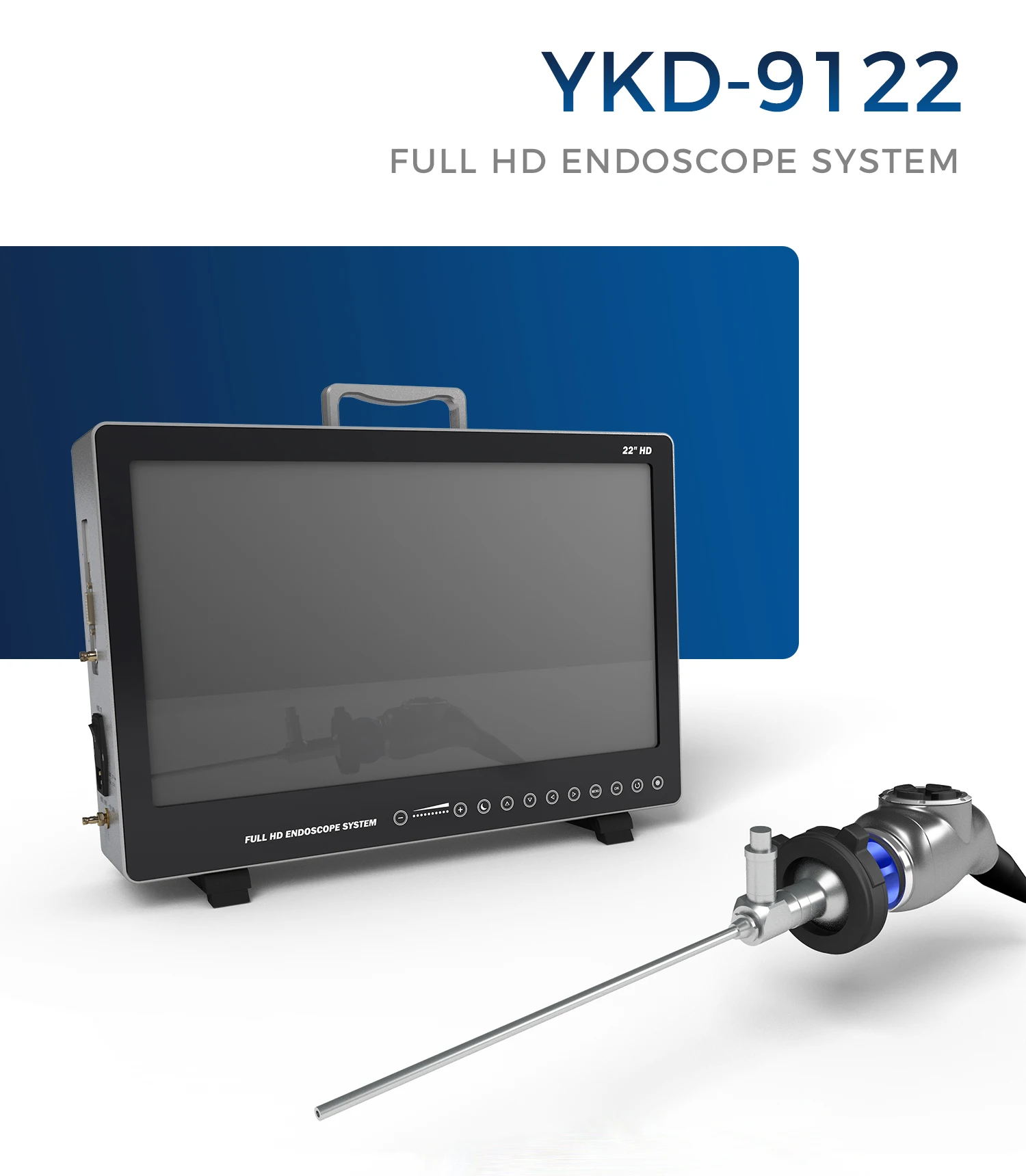 IKEDA 22 inch Portable Endoscope Camera with Recording for Arthroscopy surgery
