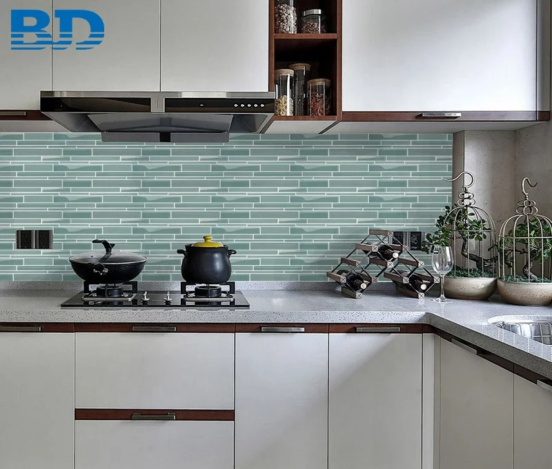 Factory Directly Wholesale High Quality Wall Tiles Kitchen Backslash Tile Mosaic Glass Tile