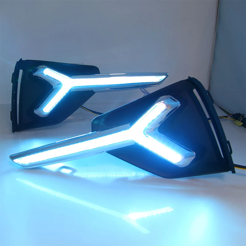 KEEN New Daytime Running Light for Geely Pro Azkarra Boyue Proton X70 2018-2021 led DRL Front Driving Fog lamp Head Lamp