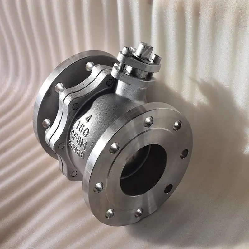 1 inch SS Stainless Steel High Pressure Flange Floating Ball Valve