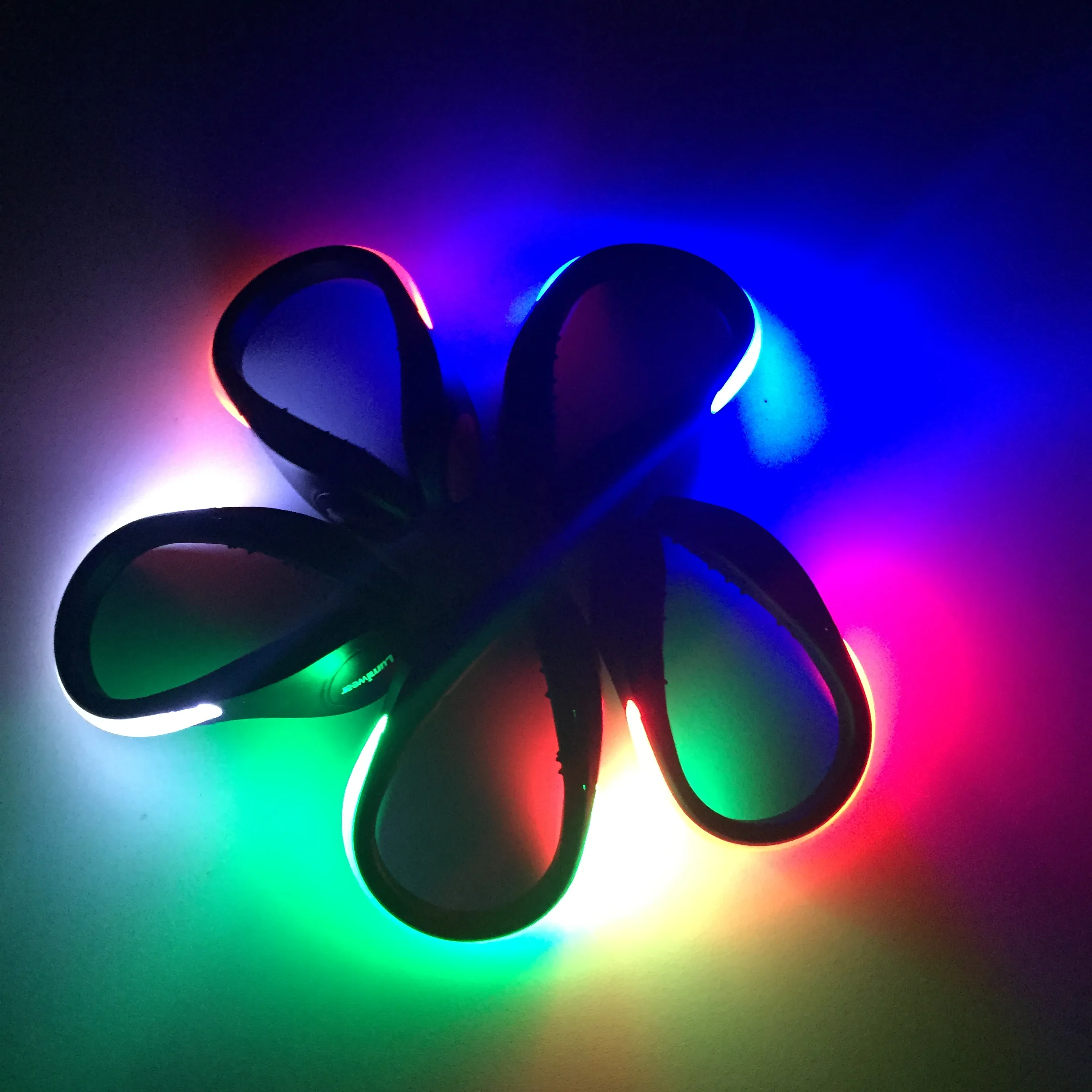 Flashing LED Light Night Running Light Up Flashing LED Shoes Clip Light