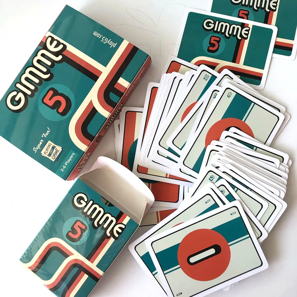 Manufacture Customized Logo Printing Reusable Playing Game Cards With Box Front And Back Printing Logo