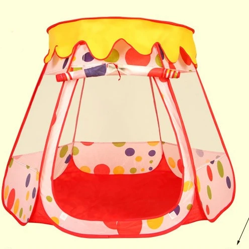 Cute Pop up Hexagon play tent Large Space Baby Kids Play Tent House