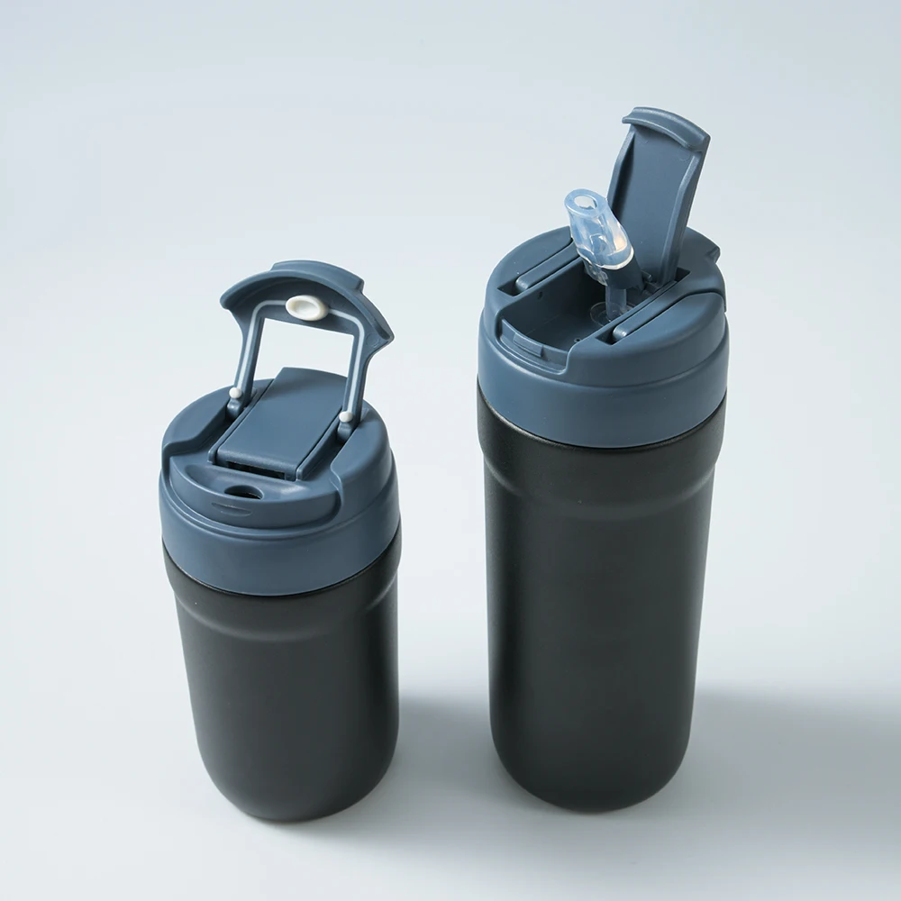 Double Wall Vacuum 350/450/700ml small matte coffee mug, tumbler stainless steel vacuum insulated