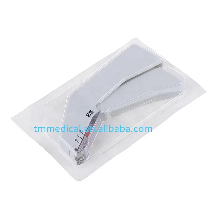 35W Sterile Disposable Skin Stapler Pin Veterinary Skin Stapler With Remover