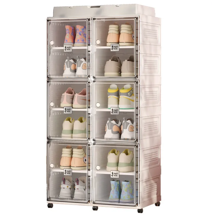 Drop Front Acrylic Drawer Type Magnetic Clear Shoe Box