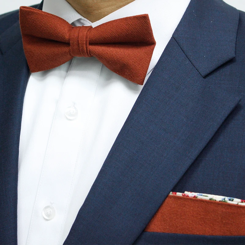 TONIVANI-10 оптовая продажа шэнчжоуская Китай (материк) два тона с цветочным принтом; Хлопковая Футболка с галстуком-бабочкой и нагрудный платок комплект галстук-бабочка, подарочные наборы