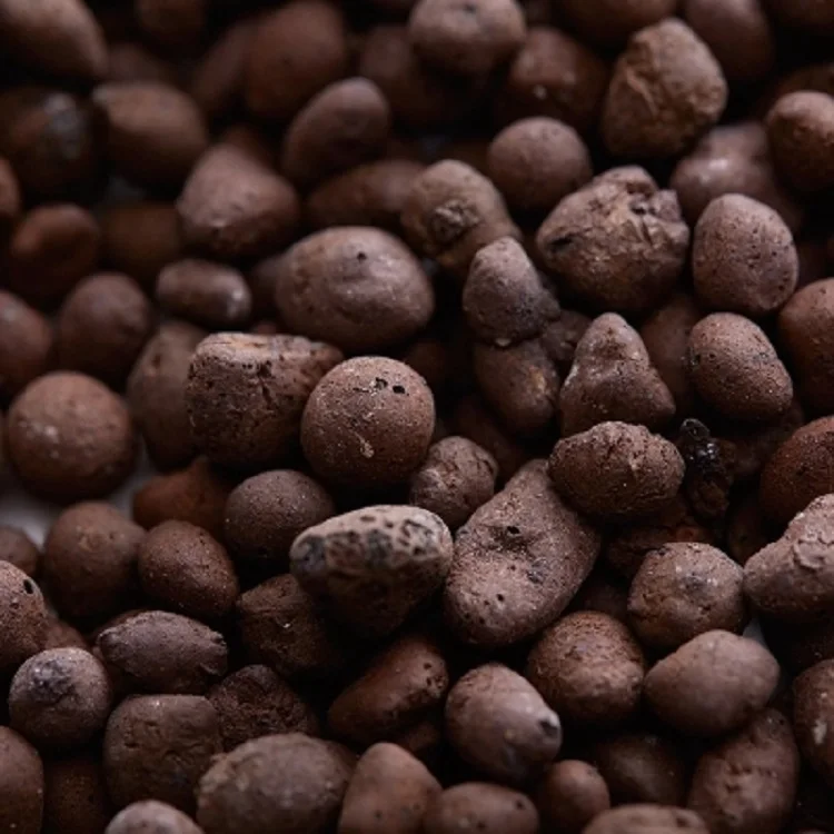 8-11 mm Expanded Light Clay Pebbles Growing Media Ceramsite