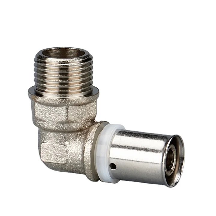 All Types of  Brass Press Fitting Plumbing Materials for Water Pipe Connection High Quality Pex Fittings