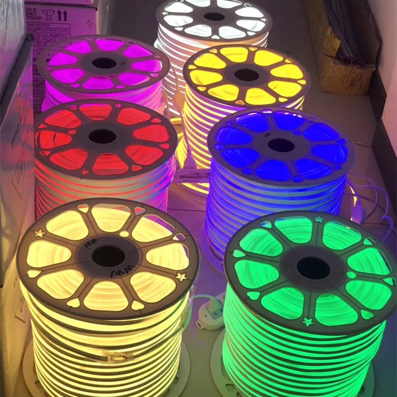 Free sample 110V 220V cold White flexible LED Neon cutting size 1m