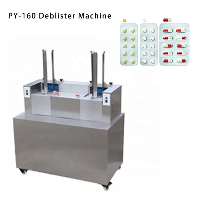 PY120 automatic tablet and capsule de-blister machine for taking out tablets and capsules deblister