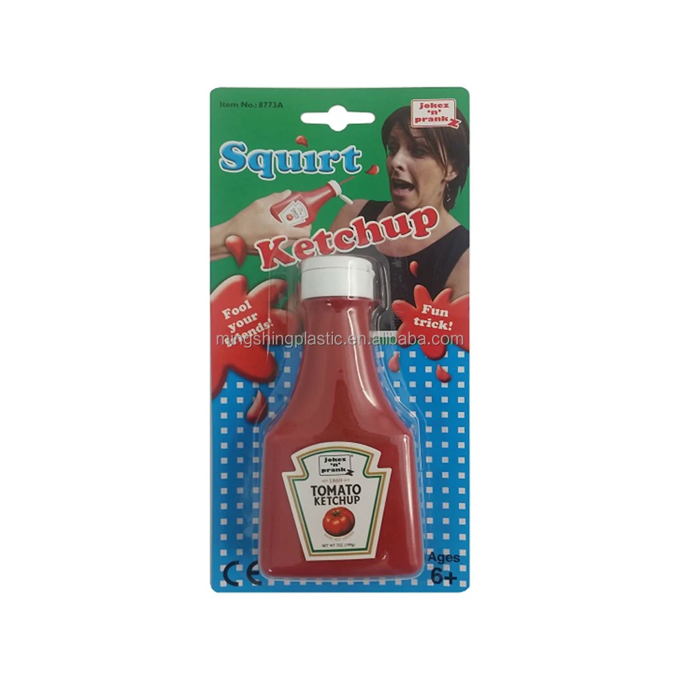 magic magic Trick Good Quality Active Tricks EN71 BSCI Novelty Jokes Gag Gift Squirt Ketchup In Bottle Toy Joke 10 pcs/box