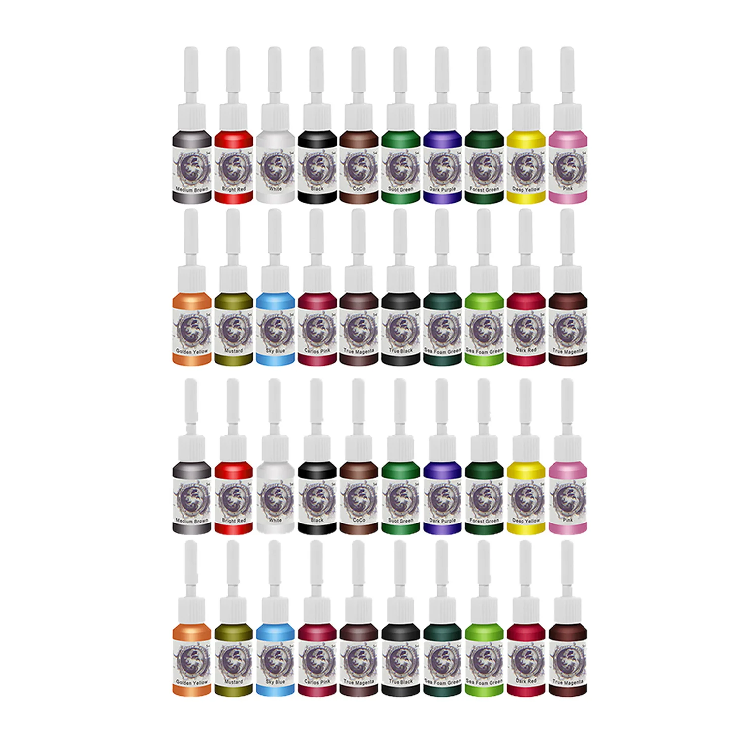 Tattoo Suppliers Pigment Set 5ml 30ml Black Multi Color Permanent Makeup Tattoo Art Tattoo Ink