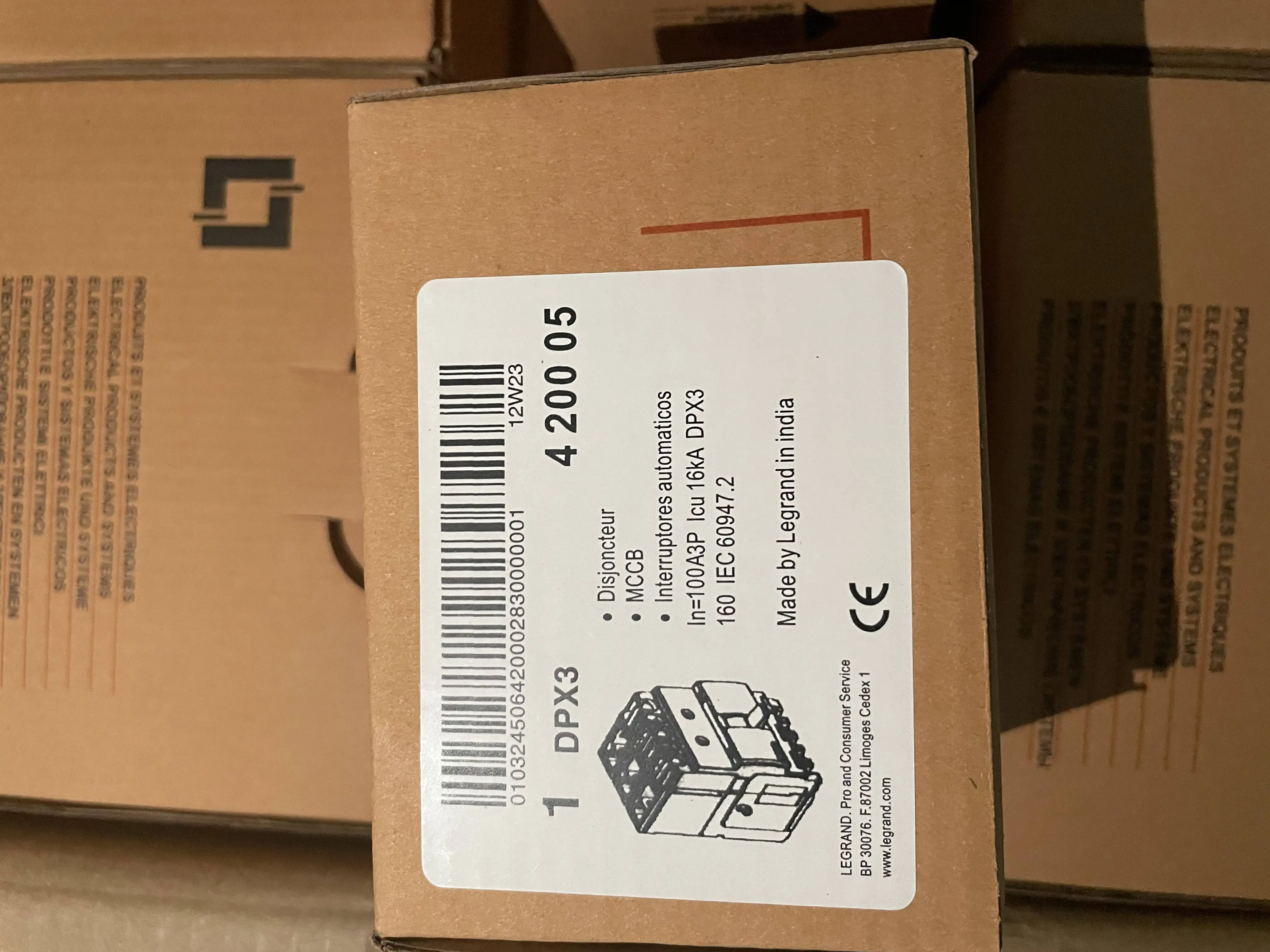 KINEE Residual Current Circuit Breaker Leakage,  3P 250A MCCB, Moulded Case Circuit Breaker