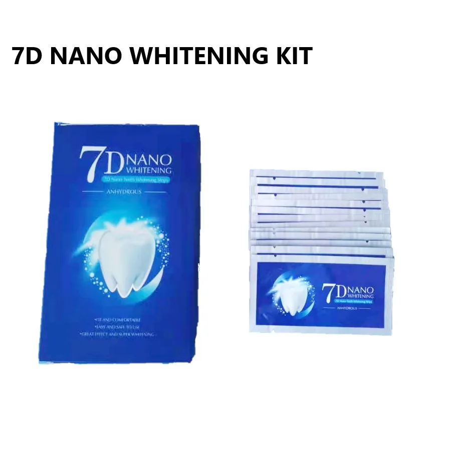 Factory Wholesale Cost Price Mint Flavor Whitening Strips Private Label 7D Teeth Whitening Strips