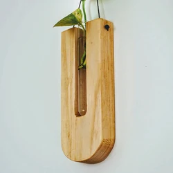 Light Weight Different Colours Handmade Decor Wooden Wall Hanging Plant Lovers Art Luxury Wall Decorations For Home