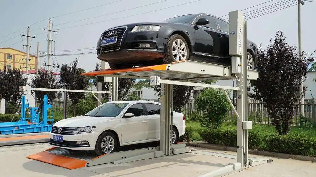 best quality two post parking system