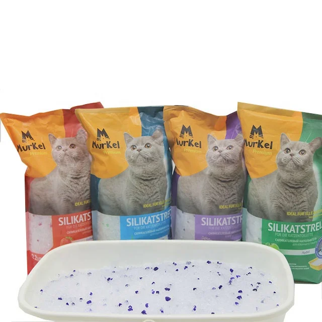 Cheap wholesale China OEM quality silica gel  bulk blue silica gel cat litter crystal cat litter crystal cat litter silica gel