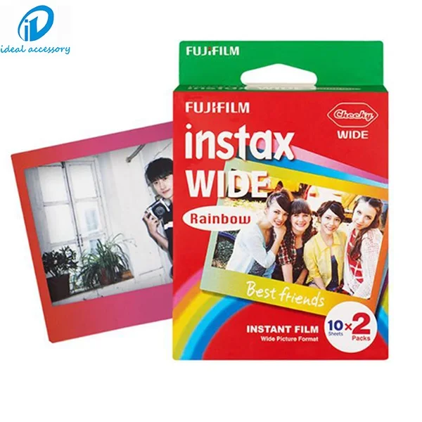 Пленка Fujifilm instax wide rainbow 5 дюймов для камеры Instax w210, пленка W300 instax