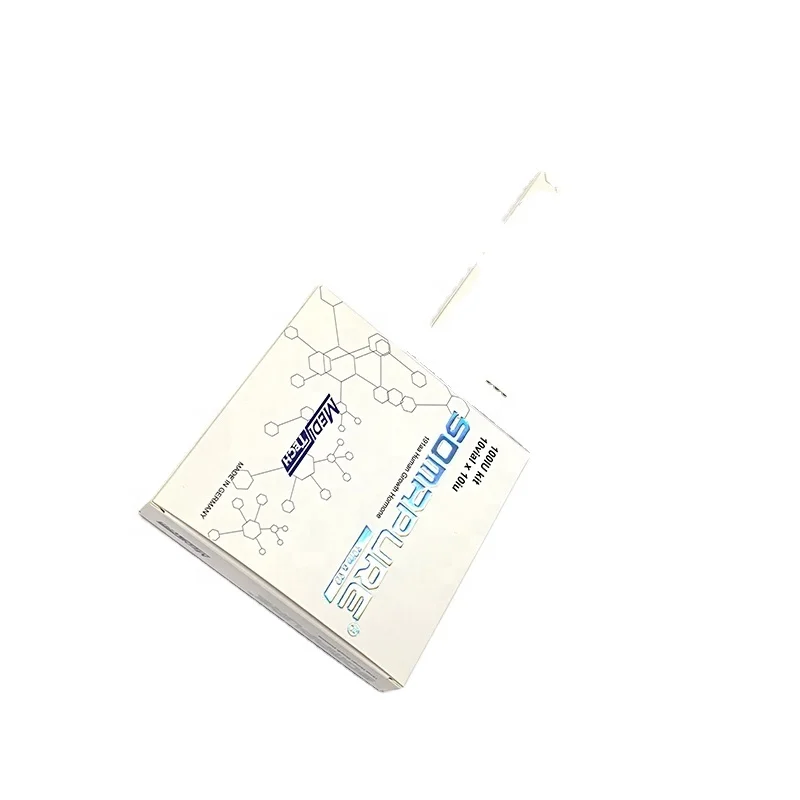 H-G-H Pharma голографическая логотипом; Небольшой минимальный заказ CMYK печать на 10 мл флакон этикетки и коробка