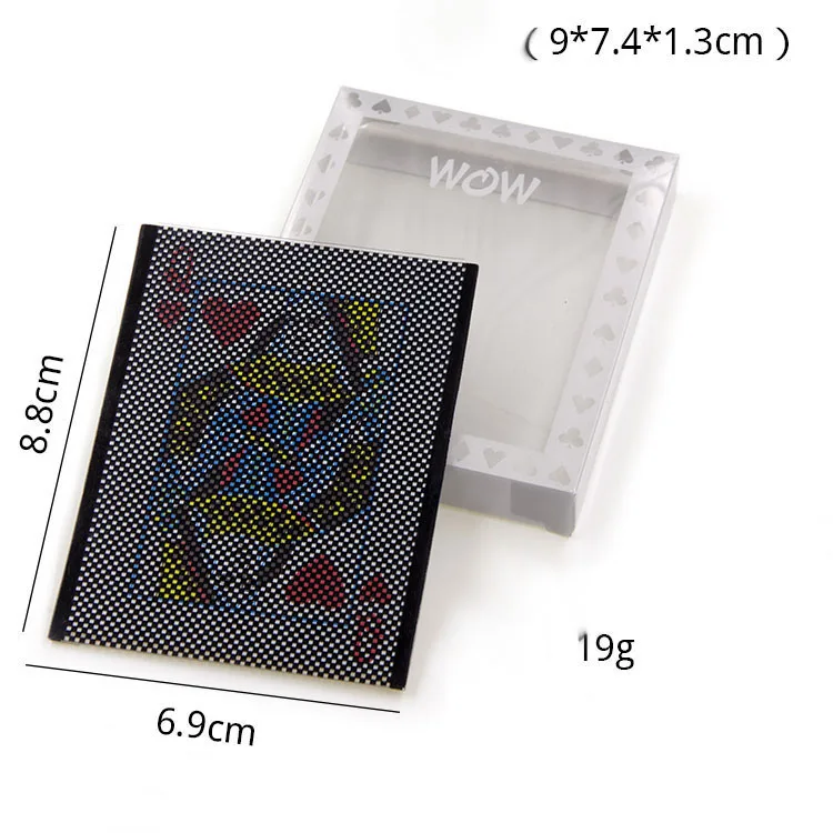 High Quality WOW card Disappearing Illusion Card Magic Trick Poker Vanish Gimmick Card Magic Prop Toy For Adult