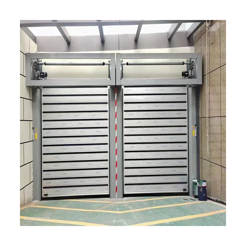 factory price industrial high speed spiral door lifting door waterproof sound insulation high quality supermarket speed  gate