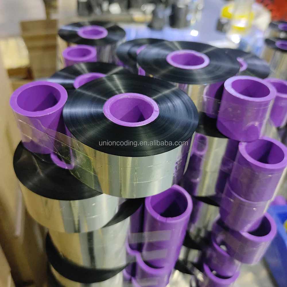 Wax Resin UC800 33/55mm Printing Ribbon Thermal transfer ribbon TTO ribbon for Markem X45 X65