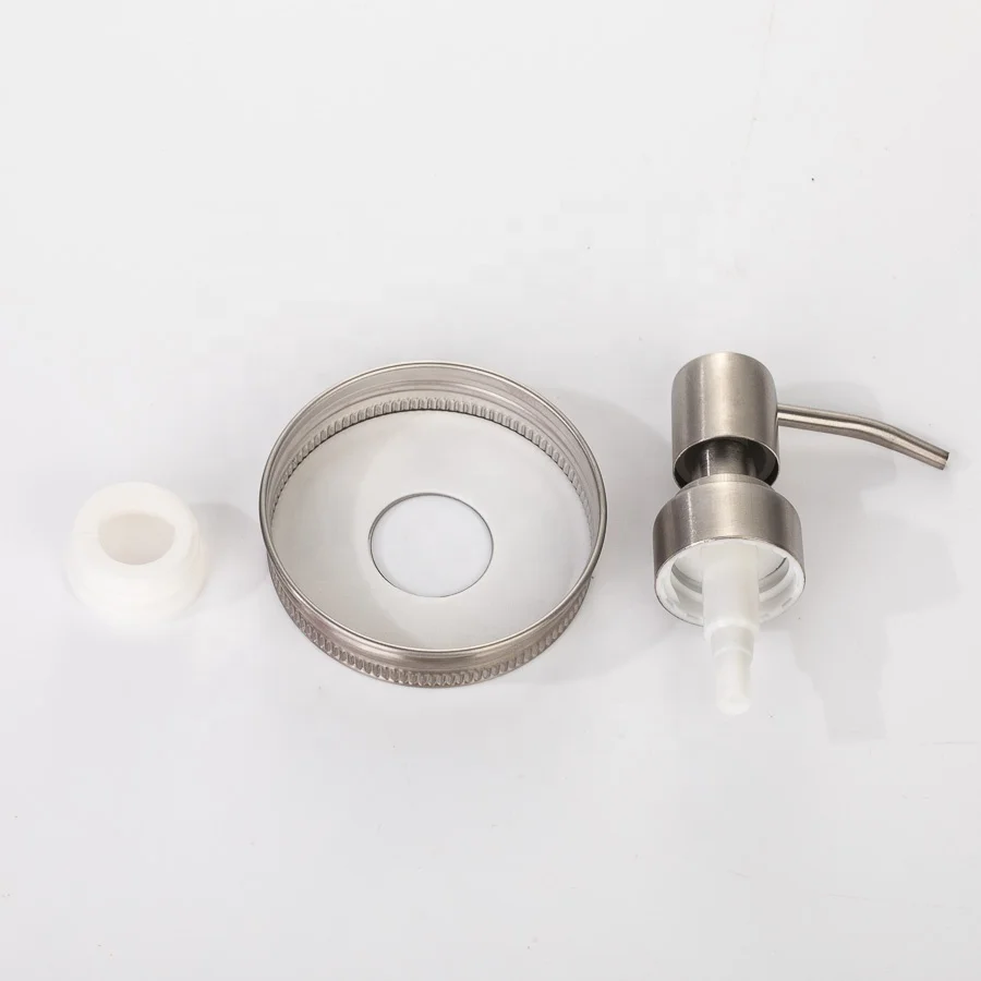 Refillable Household 16oz 25oz Square Round Pink Glass Soap Liquid Dispenser Jar With Stainless Steel Pump For Hand Washing