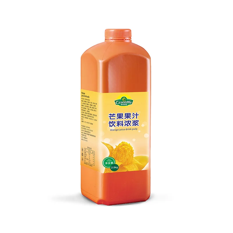 Czseattle Mango fruit juice syrup fruit juice concentrate fruit flavored drink & beverage for milk tea shop