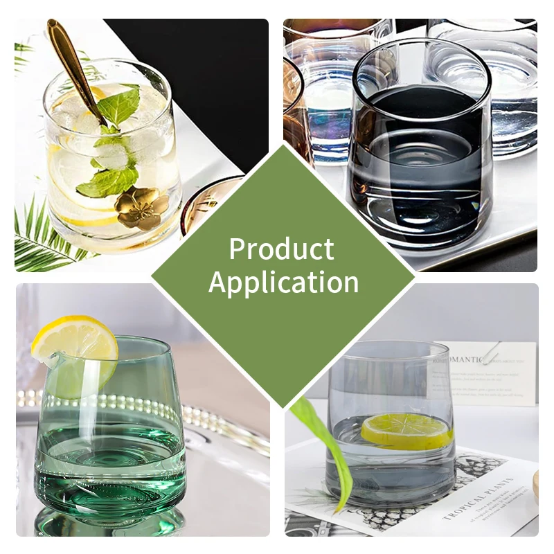 Bestsun Free Sample Factory Price Color Ombre Glass Candle Jar