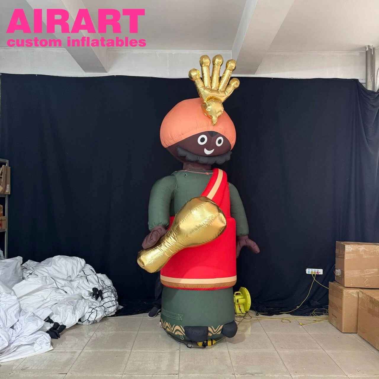 Надувной персонаж из мультфильма Airart модель короля надувные фигурки высокого качества мультяшный король