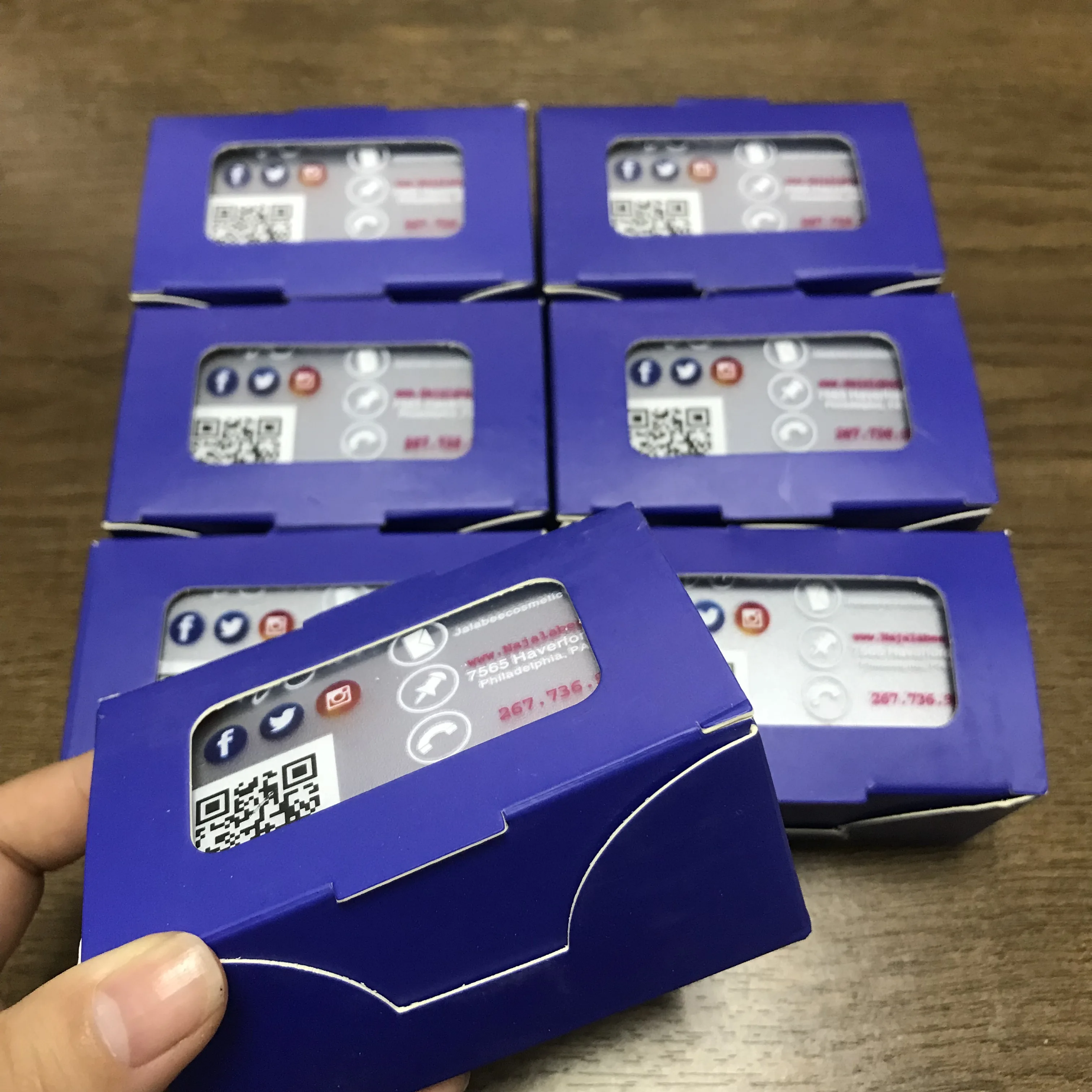 Luxury PVC Business Card Custom High quality Transparent matte Printing Logo Name Business Card