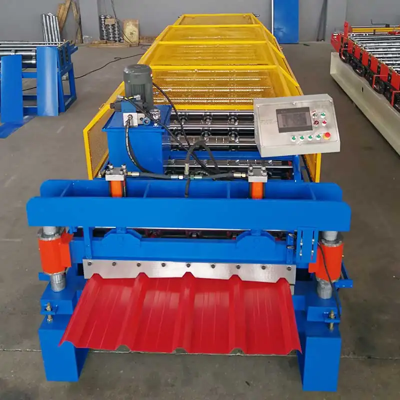 HUATONG 840 Roof Tile Trapezoidal Roofing Tiles Making Machinery