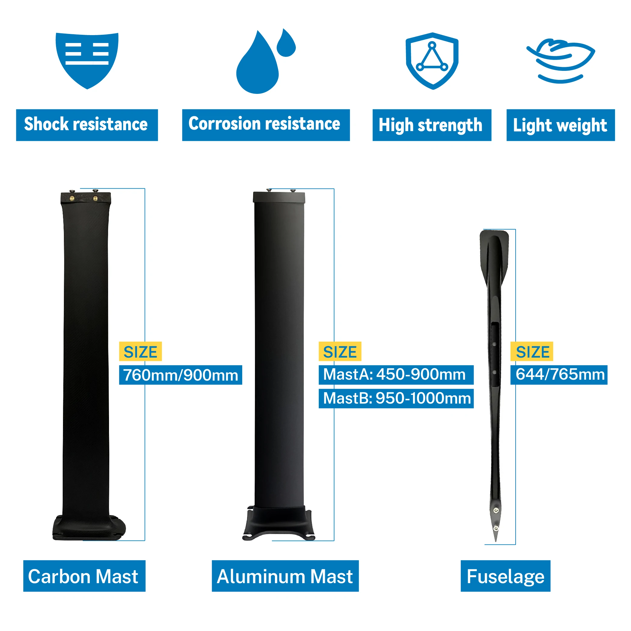 CY-1060 Unisex Aluminum- Carbon  surfboard hydrofoil New Design Factory Outlet  Surf Board Pump