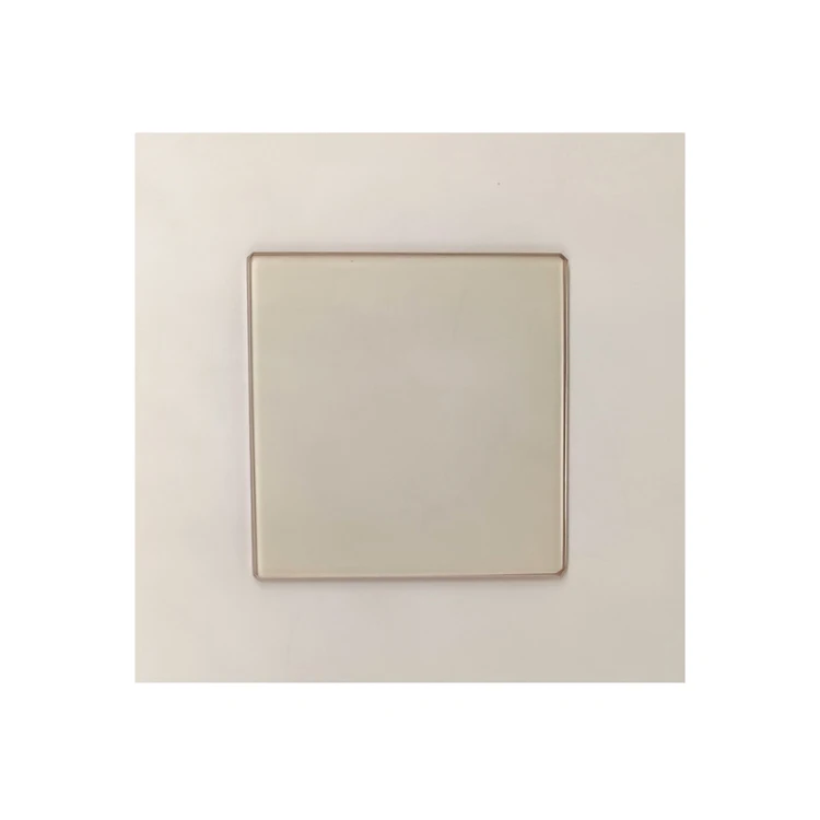 Factory Custom Glass Ceramic Panel Brown Heat Resistant Glass Panels