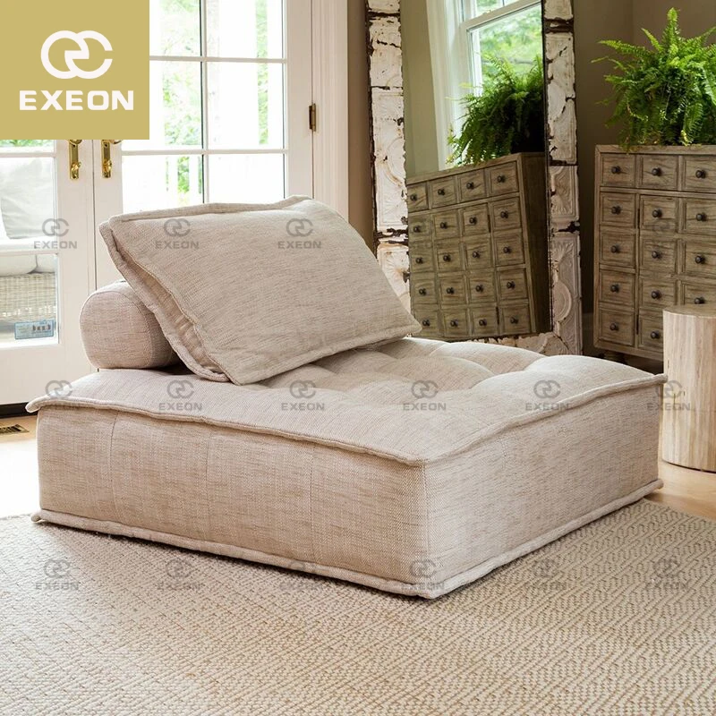 Hot Sale 2022 New Italian Minimalist Fabric Living Room Lazy Module Split Sofa Micro Chenille Fabric Latest Design Sofa