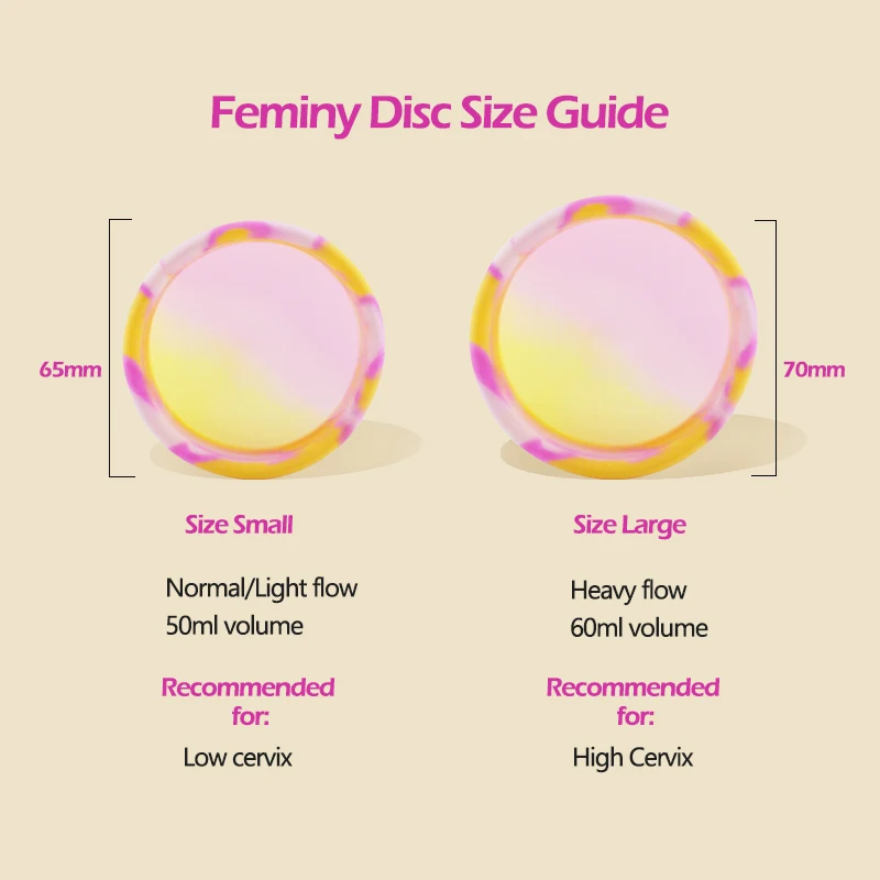 Medical Silicone Period Copa Menstruation Disc Set Soft Menstrual Disc and Case
